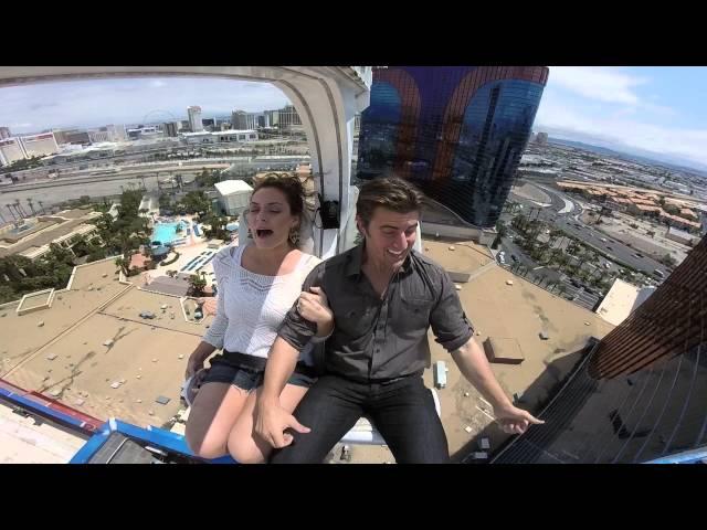 Husband Scares Terrified Wife On Vegas Thrill Ride