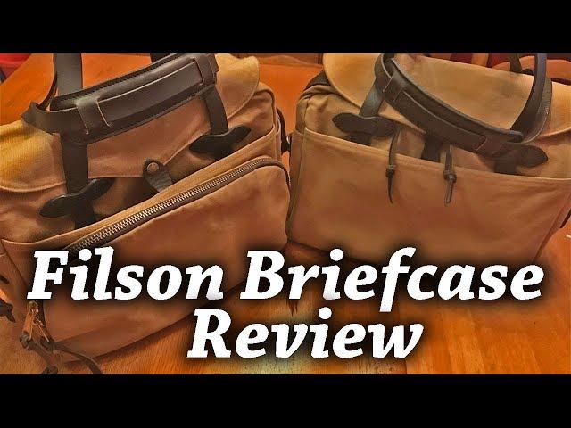 Filson Briefcase Review 258 vs 257 - Padded Rugged Twill Computer vs Briefcase