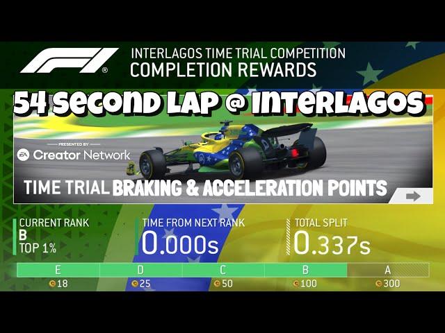 Interlagos Time Trial Tips • Formula 1 Valente • Real Racing 3