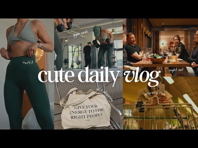 Daily Vlog | Morning workout, running errands, and a night out with friends 