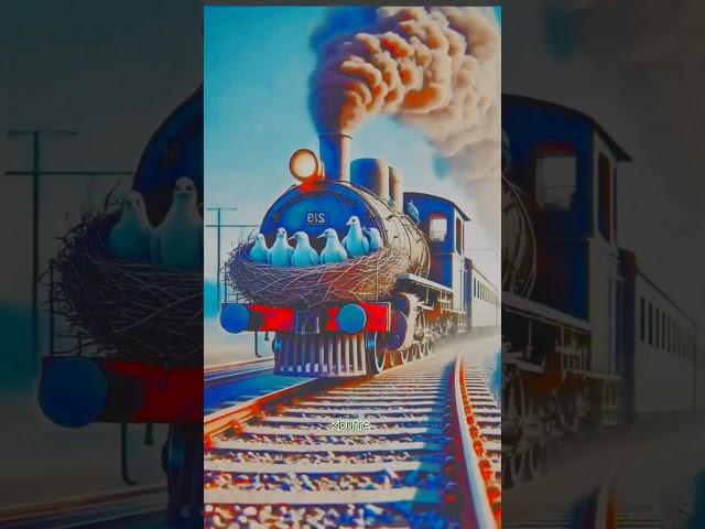 kabutar ek din Dana laaneChala Gaya aur rail  Achanak Chali gai trending short YouTube#animation