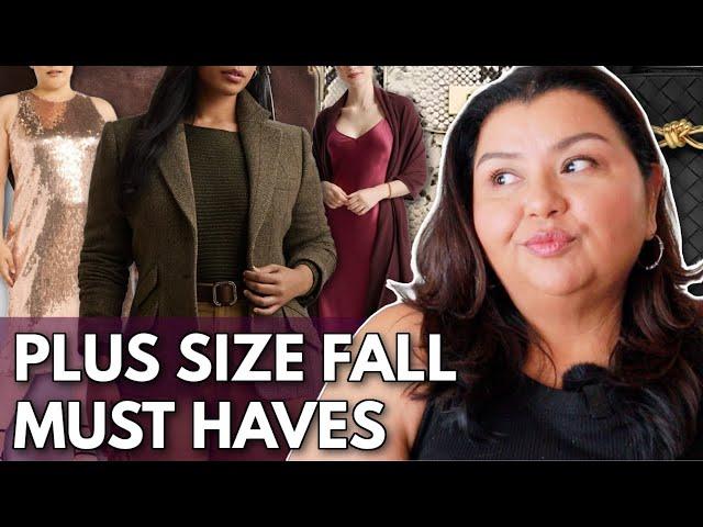 Plus Size Classic & Elegant Fall Wardrobe Must Haves 