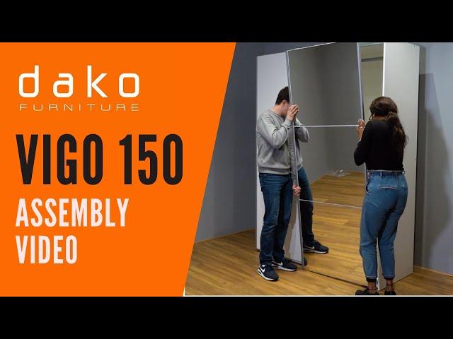 Wardrobe Assembly Video - DAKO FURNITURE - VIGO 150