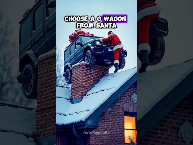 Choose a G Wagon from Santa #shorts #automobile #car #christmas