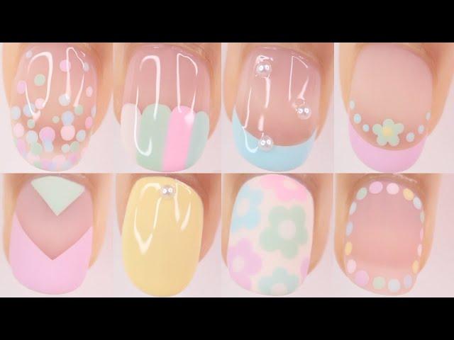 EASY SPRING/EASTER NAIL DESIGNS | easy nail art for short nails