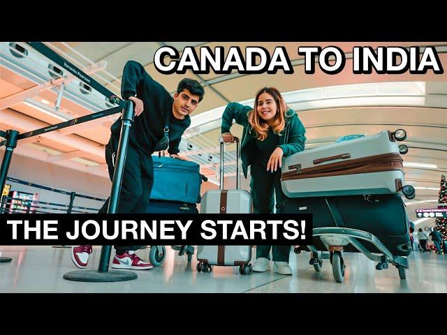 Traveling From Canada To India After 1.5 Years | Journey Starts! FINALLY!