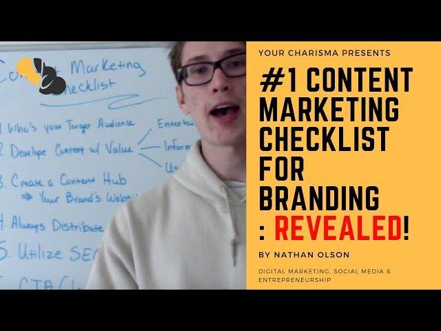 #1 Content Marketing Checklist for Branding | Your Charisma