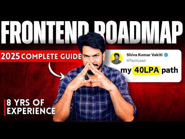 Frontend Developer Roadmap 2025 in Telugu | Complete Guide