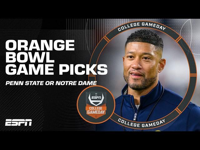 Orange Bowl GAME PICKS  Penn State or Notre Dame? | College GameDay