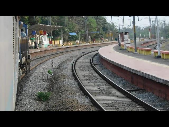 TVC Rajdhani accelerating after getting green Signal | Rajdhani Express | Indian Railways |