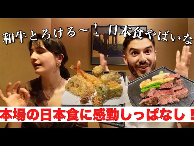 ジブリ映画に出てくる日本食を見て憧れを持ったパリからの外国人観光客！思いっきり日本食を堪能！