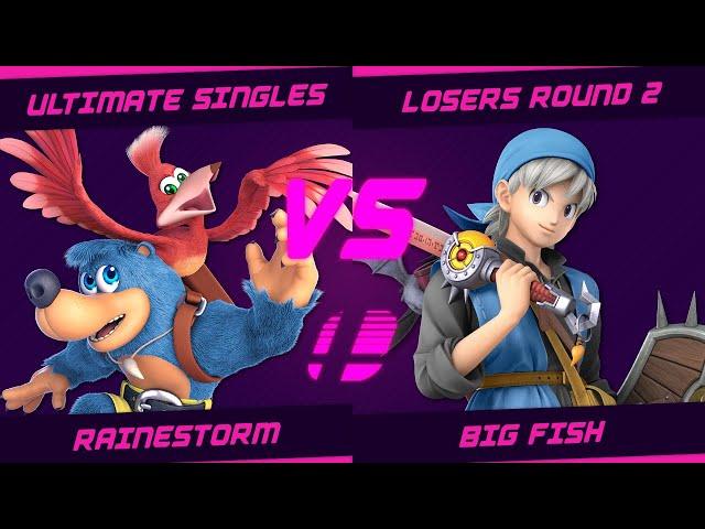 Cruise Control 3 | Losers R2 - Rainestorm (Banjo, Zelda) vs Big Fish (Hero) | Smash Ultimate SSBU