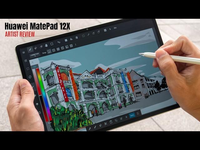 Huawei MatePad 12X (2024) artist review: Excellent pen performance