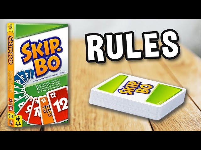 how to play SKIP BO card game (official rules and gameplay) |  SPIELREGELN TV Mattel Games