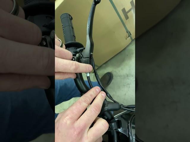 How to remove and install a clutch cable on a pit bike/dirt bike - Orion Powersports