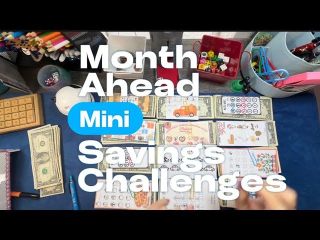 Month Ahead Mini Monday #7| Mini Savings Challenges | Saving for Sinking Funds /Month ahead savings/