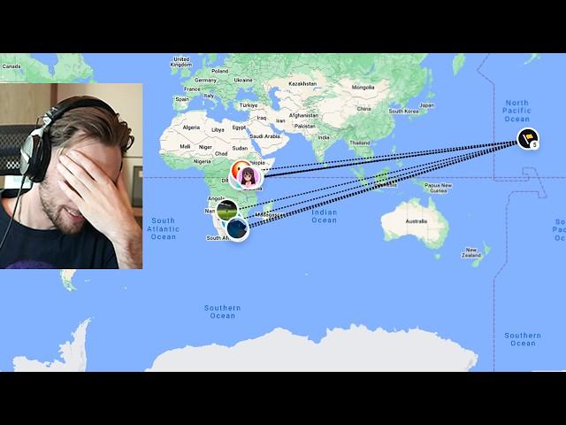 10 geoguessr pros go africa on hawaii