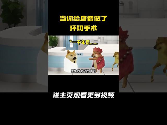 当你给唐僧做了环切手术 #cheems #搞笑