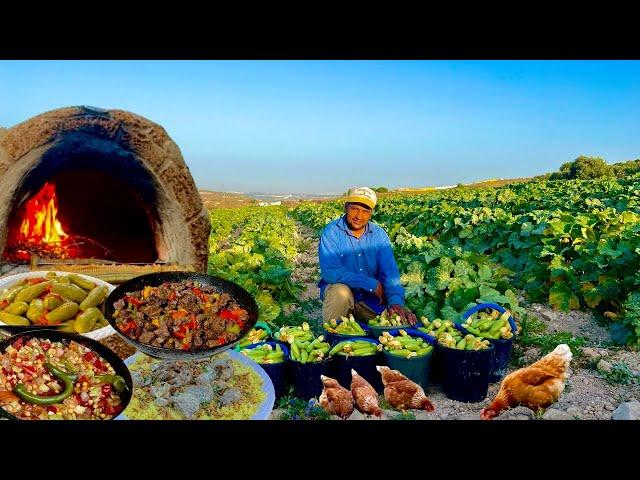 Exploring village life in the Holy Land | We cooked many unique rustic recipes!!