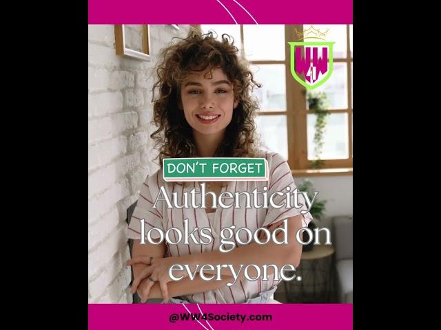 Real Women and Authenticity  #motivation