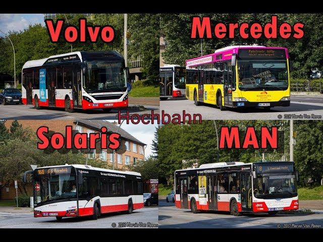 Hochbahn Busse VOLVO Plug in + NEW SOLARIS