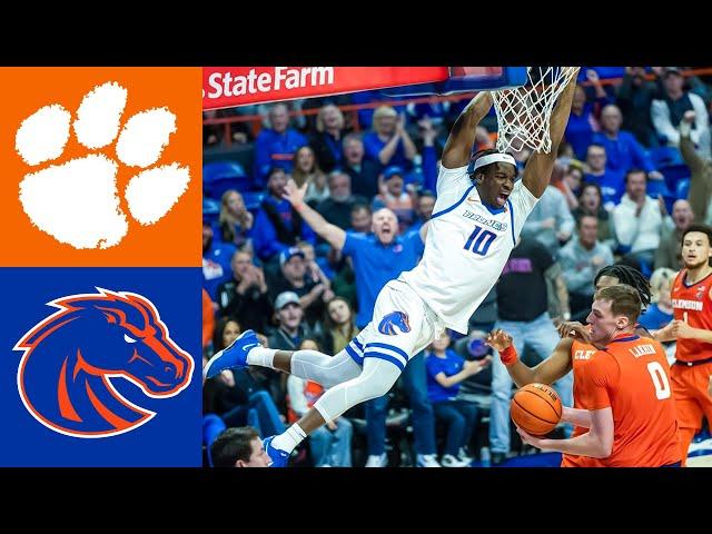 Boise State vs Clemson 2024 Basketball Highlights