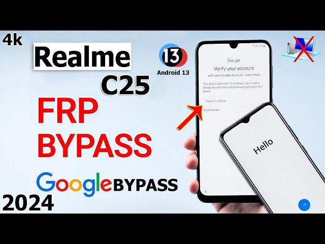 Realme C25 FRP Bypass Android 13  New Version 2024  Realme C25 (Rmx3191) Android 13 Frp Bypass 