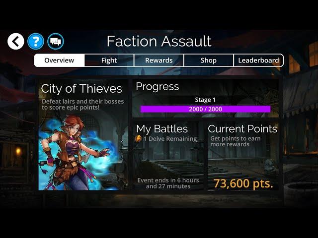 Gems of War | City of Thieves Faction Assault