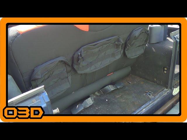 Project 2004 Jeep TJ - Bartact Grab Handle and Molle Bags Installation