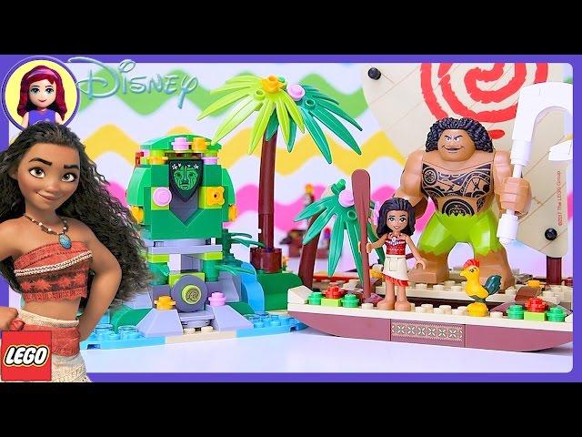 LEGO Disney Moana's Ocean Voyage Build Review Silly Play - Kids Toys