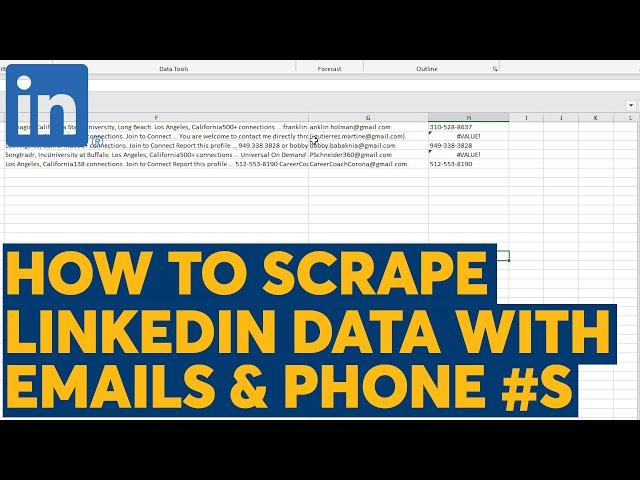 How To Scrape LinkedIn For Emails and Phone Numbers