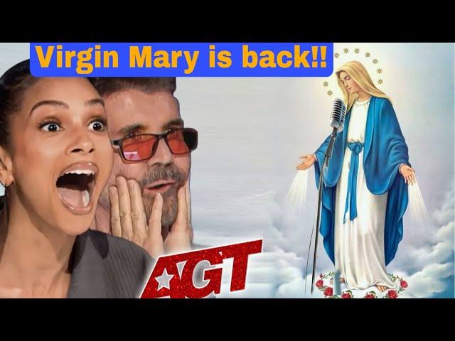 UNBELIEVABLE!  Virgin Mary is Back!! Judges surprised  AGT 2024 #bgt #thevoice #talent