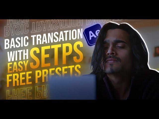 After Effects Basic Transition || Zoom, Rotation, Position Transition