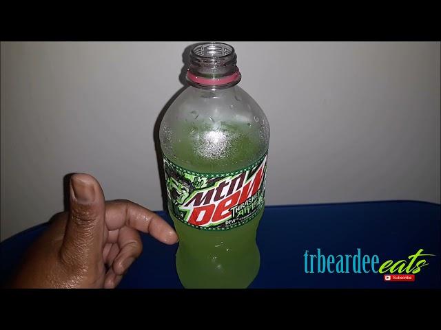 Thrashed Apple Mountain Dew (Taste Test & Review) | trbeardeeEATS