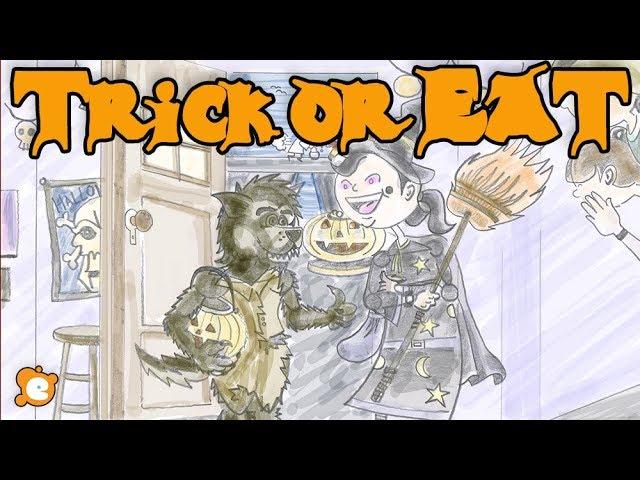 Scary Halloween Story for Kids 2  - Trick or EAT! by ELF Learning