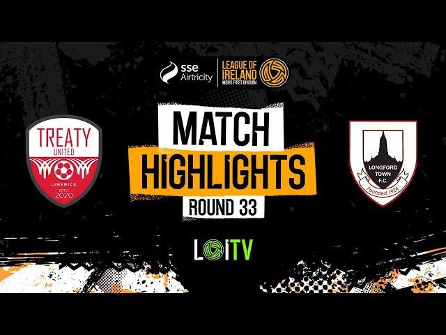 SSE Airtricity Men's First Division Round 33 | Treaty United 3-1 Longford Town | Highlights