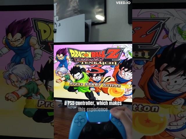 I Played Dragon Ball Z Budokai Tenkaichi With A PS5 Controller...