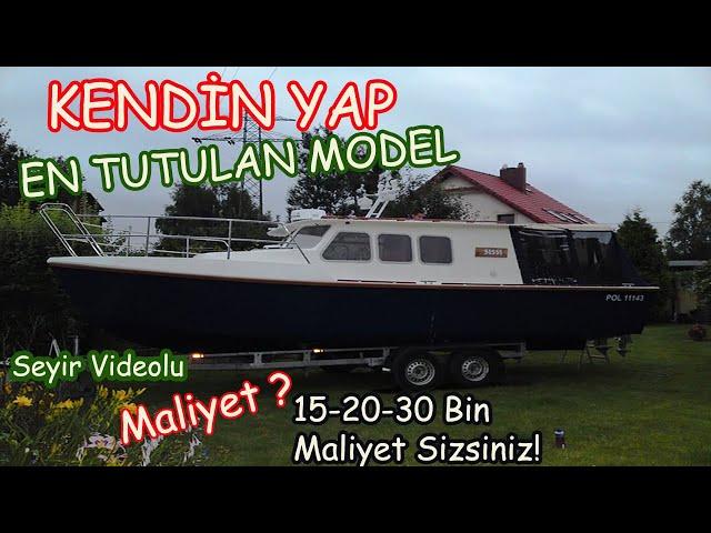 Kendi Tekneni Yap- Bonito 760 - Çok Tutulan Model - Balık Tut,Koyları Gez, Maliyetini Kendin Belirle