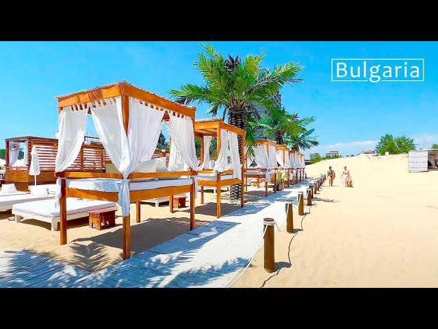 BULGARIA TODAY. Sunny Beach in 4K HDR. Virtual walk