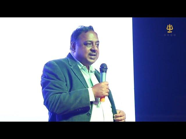 Address by Partha Majumdar President Alumni Association IMT CDL Ghaziabad during Alumni Meet 2023