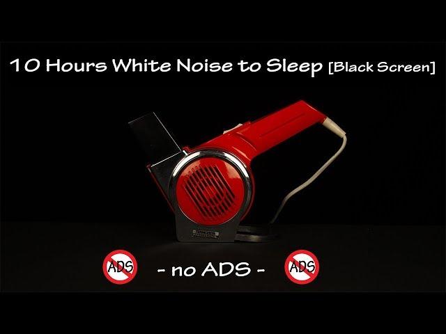 Hair Dryer Sound 5 (Static) | 10 Hours Long Extended Version [Black Screen]