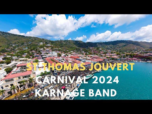 Karnage Band Live  St.thomas USVI  Jouvert 2024 || This is A Must see Video the  Ladies are Amazing.