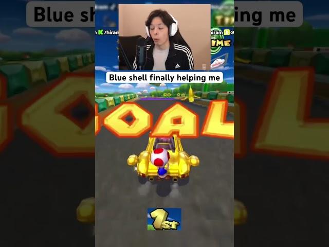 Blue shell finally helping me