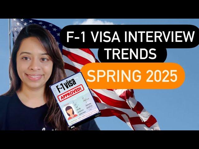 F1 Visa Interview Trends for Spring 2025: Must-Know Tips for Success| Must Watch| Study in USA