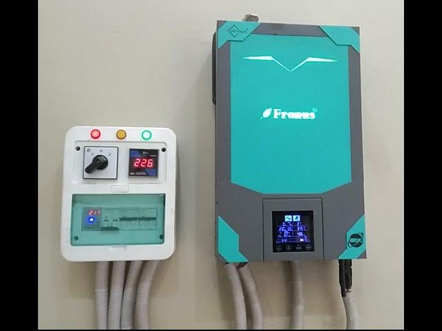 Fronus 6kw hybrid solar inverter, 75Ah pylon tech battery installation #Heptasol