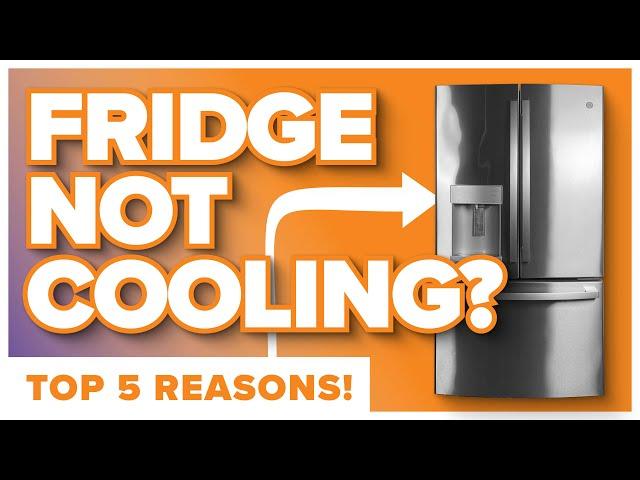 GE refrigerator not cooling? Check these 5 things first!