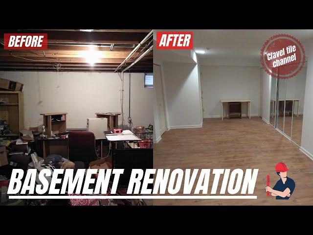  BASEMENT RENOVATION  (START-TO-FINISH)