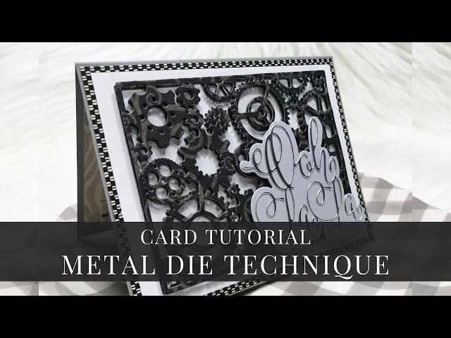 Metal Die Technique Card Tutorial by Sandi Nagel for Graphic 45