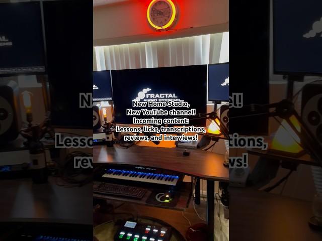 New home studio, new YouTube channel. Lessons, licks, transcriptions, reviews, and interviews!