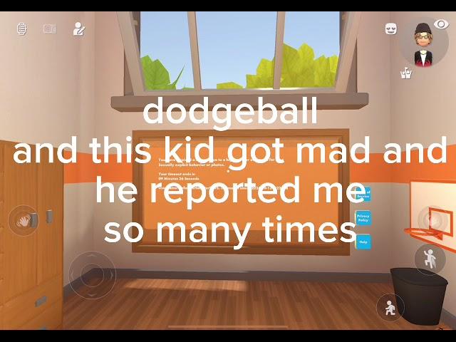 banned from rec room for no reason